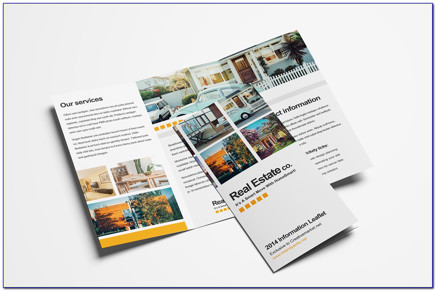 Tri Fold Brochure Template Design Ai