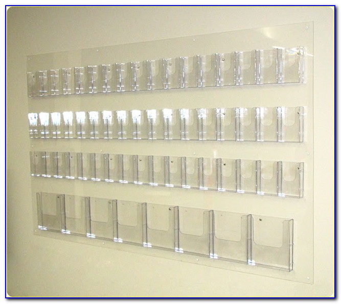 Wall Mounted Brochure Holder A4