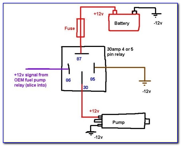 12v Relay Wiring Diagram 8 Pin