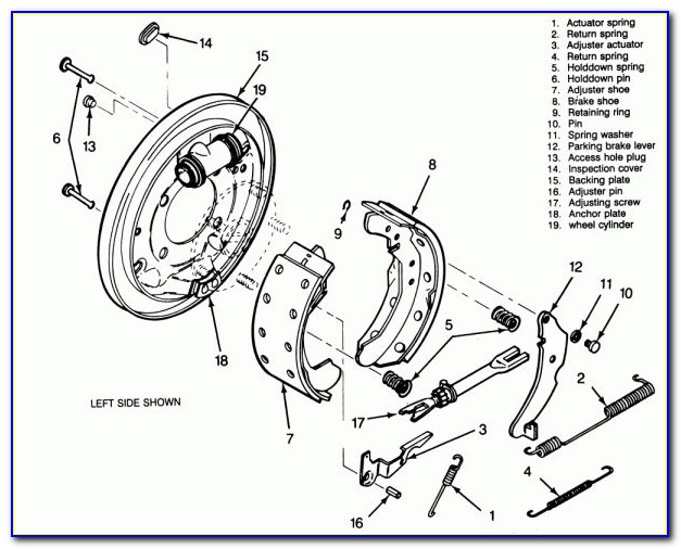 1997 Chevy Silverado Rear Brake Line Diagram