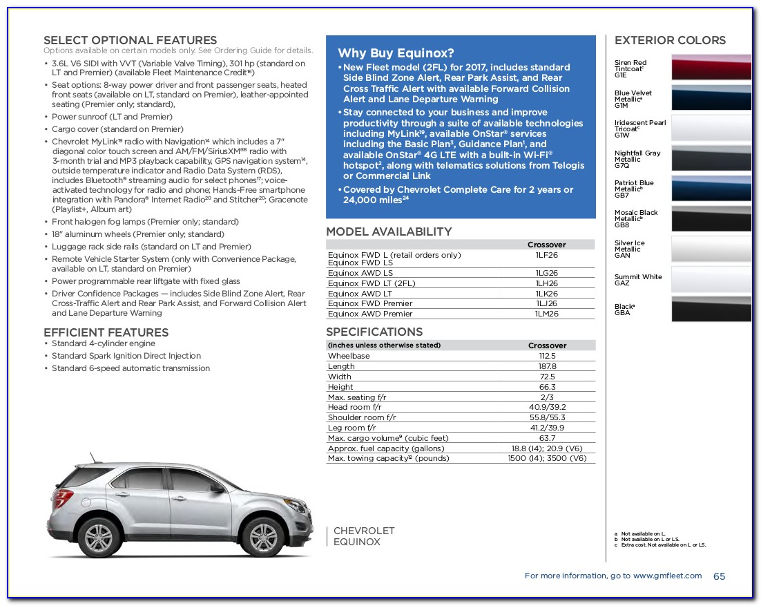 2011 Chevy Equinox Brochure