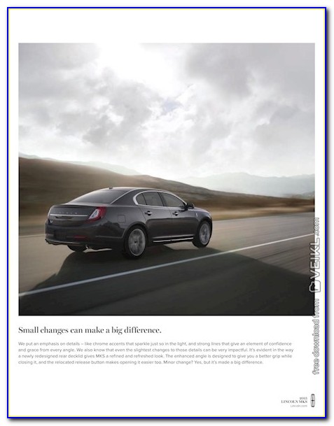 2015 Lincoln Mks Brochure