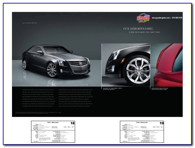 2018 Cadillac Ats Brochure Pdf