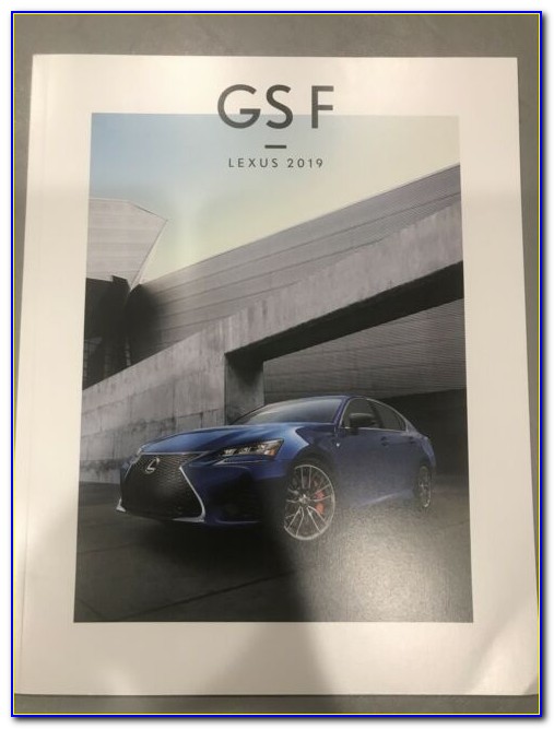 2019 Lexus Gs F Brochure