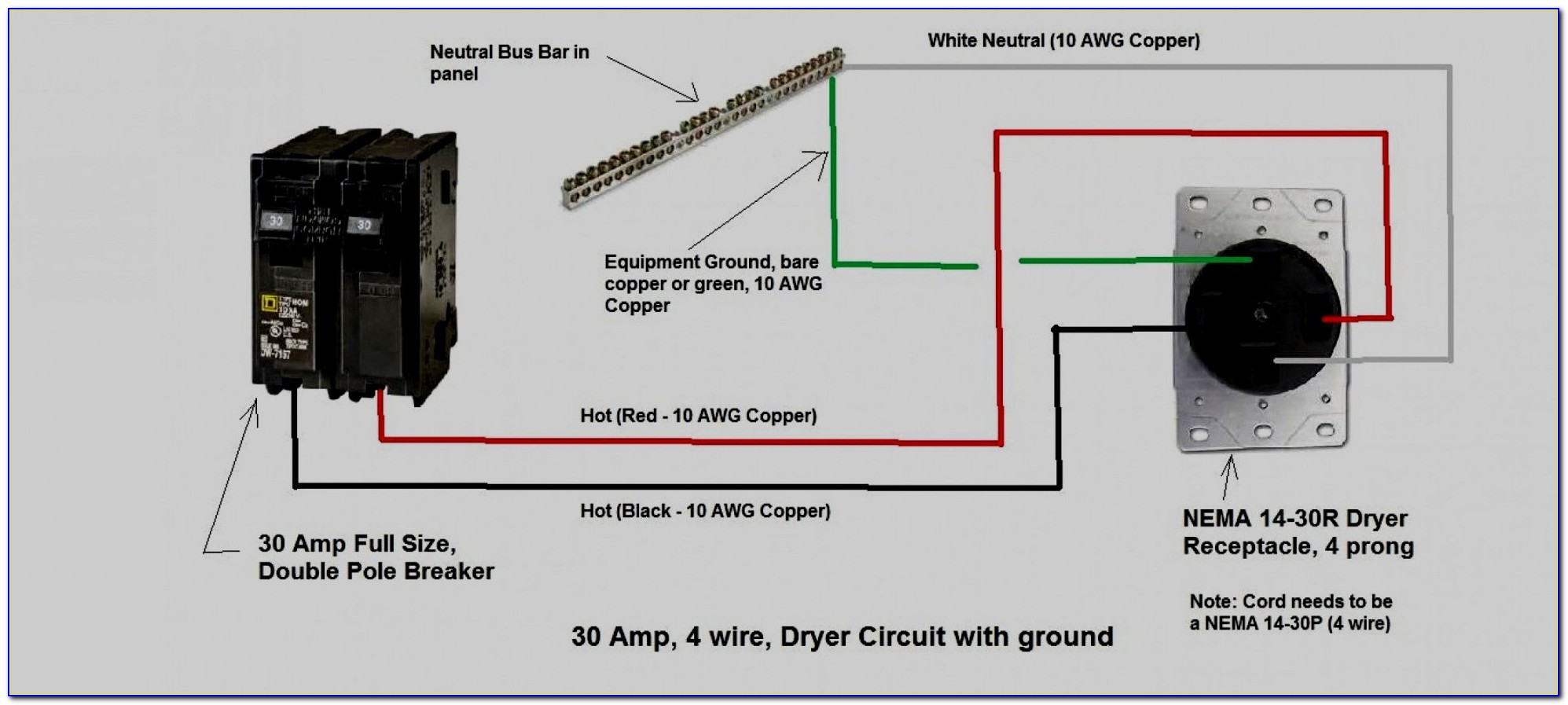 30 Amp 250 Volt Receptacle Wiring Diagram