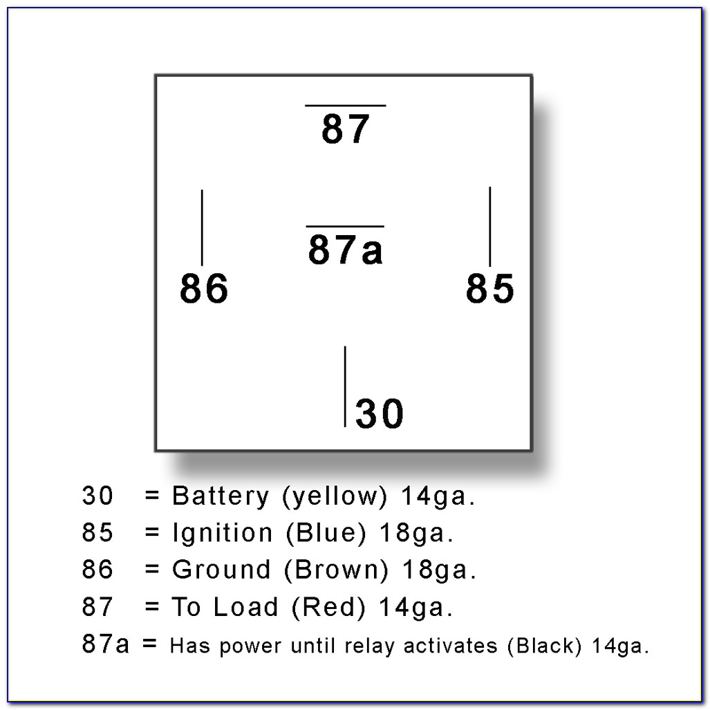 5 Pin Relay Wiring Diagram Spotlights