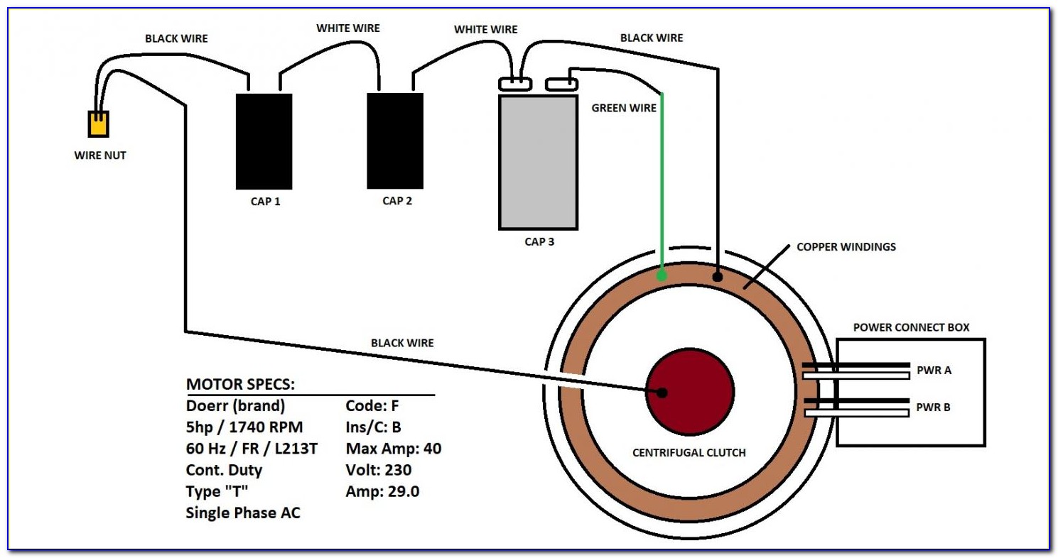 Ac Motor Run Capacitor Wiring Diagram