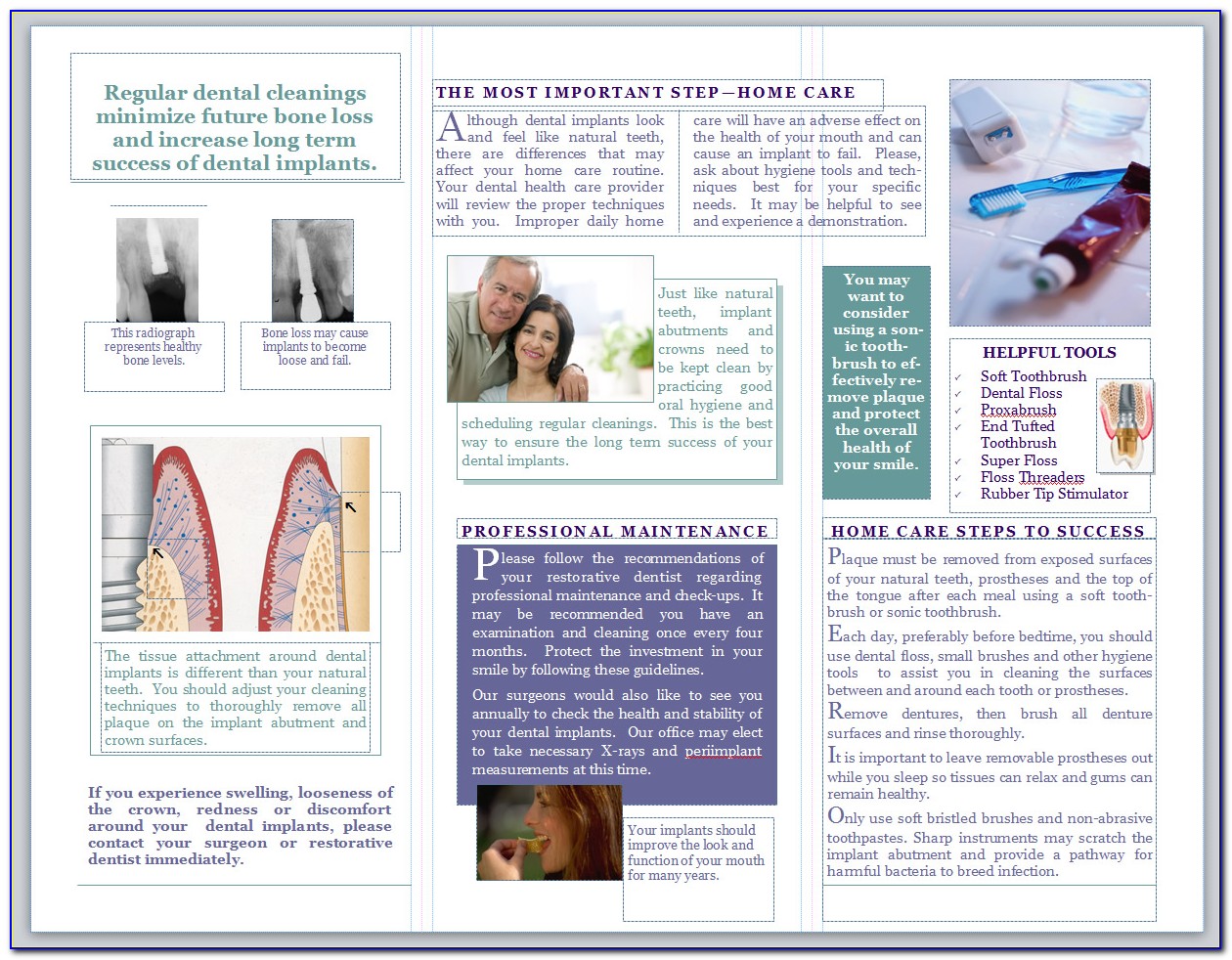 Ada Dental Implant Brochure