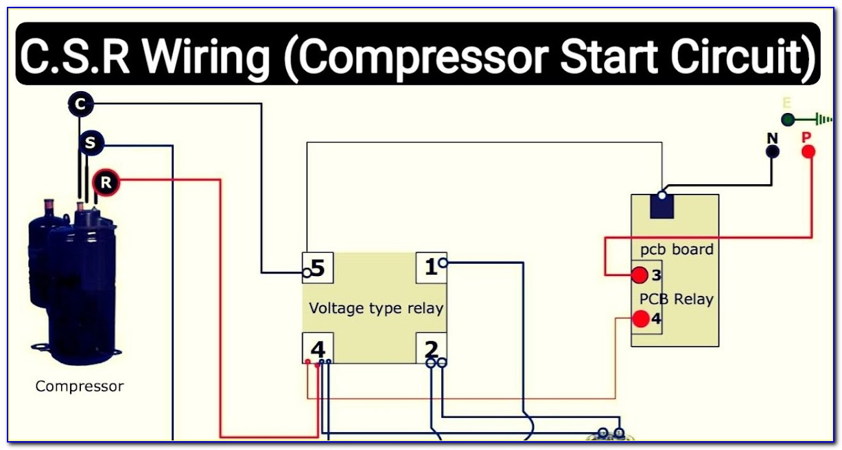 Air Compressor Capacitor Wiring Diagram