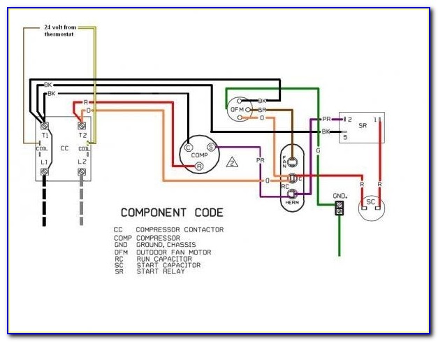 Air Conditioner Condenser Wiring Diagram