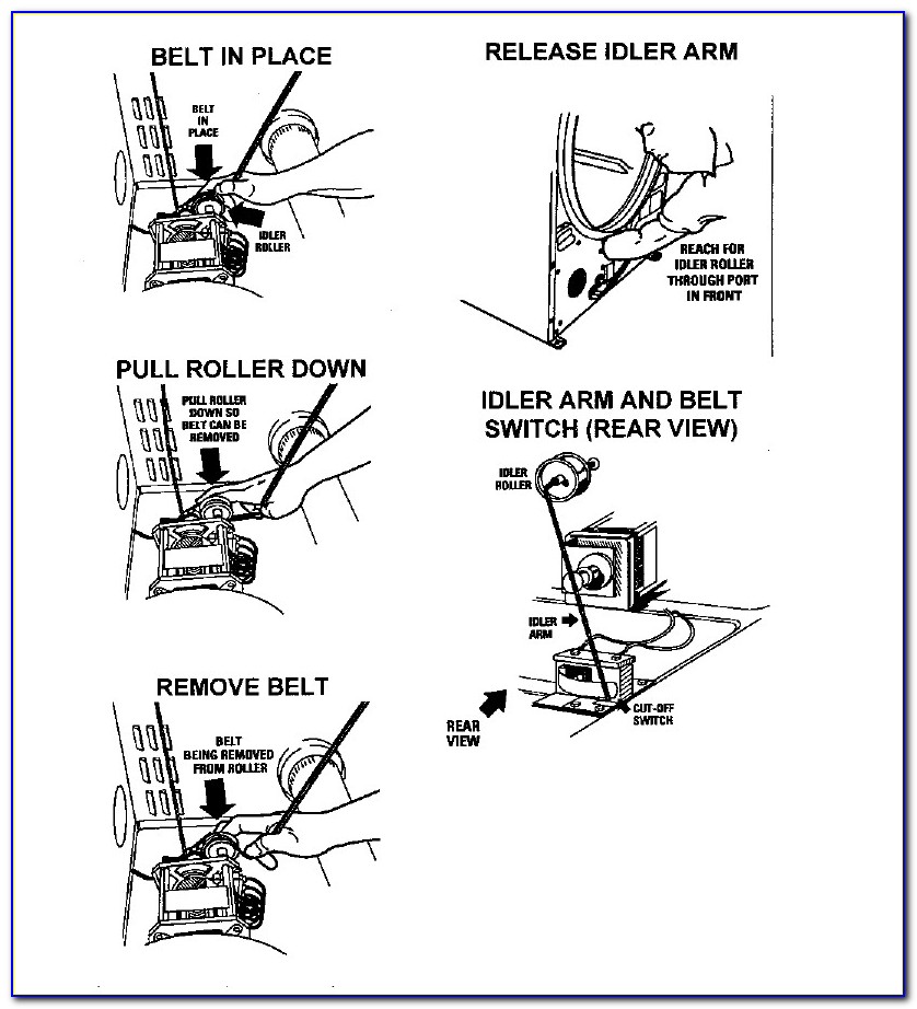 Amana Dryer Belt Diagram