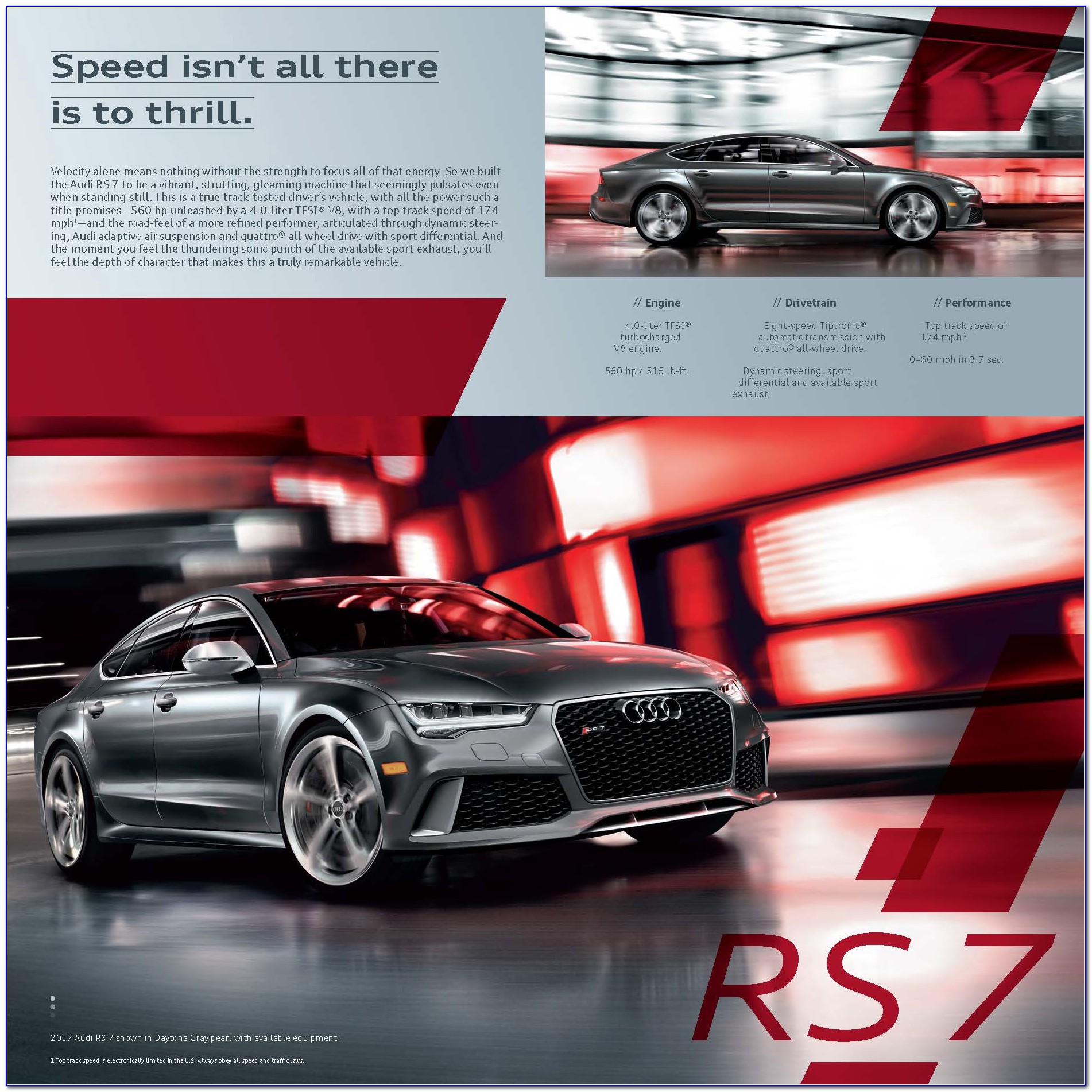 Audi A7 Brochure 2018