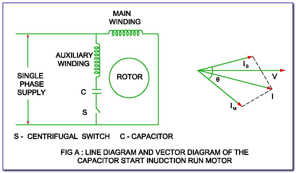Capacitor Start Induction Run Motor Wiring Diagram