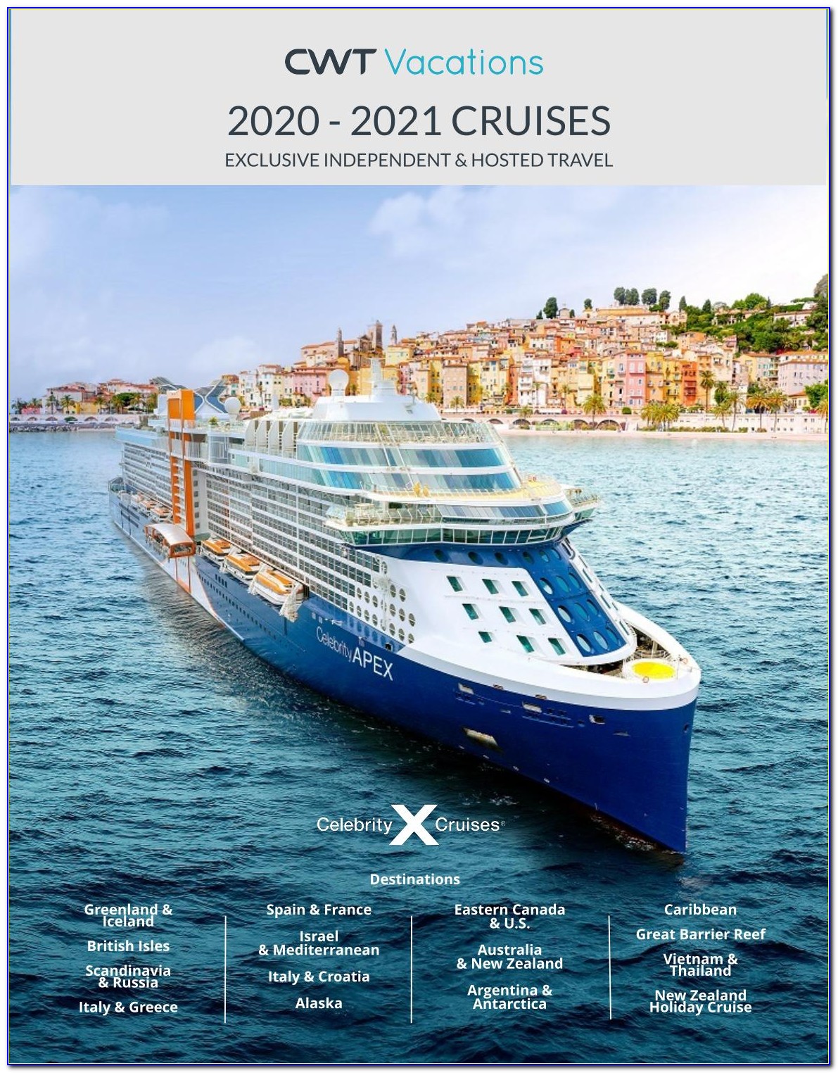 Celebrity Cruises Brochure 2020