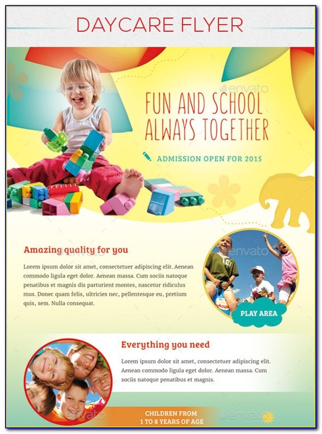 Child Care Brochure Templates Free Download