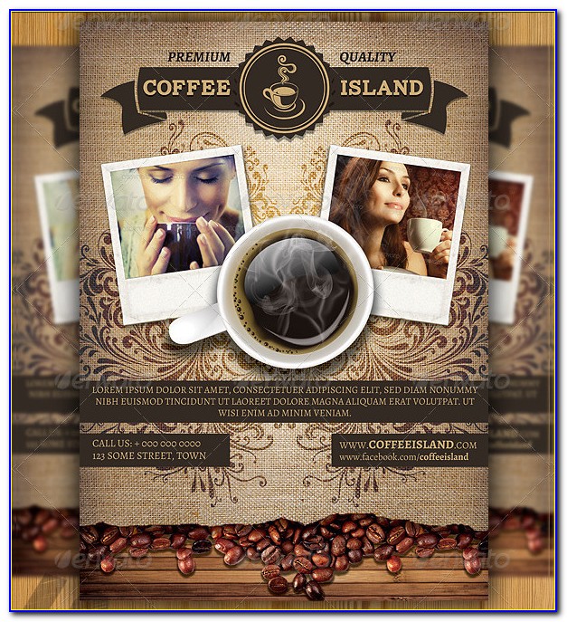 Coffee Shop Brochure Design Free Download
