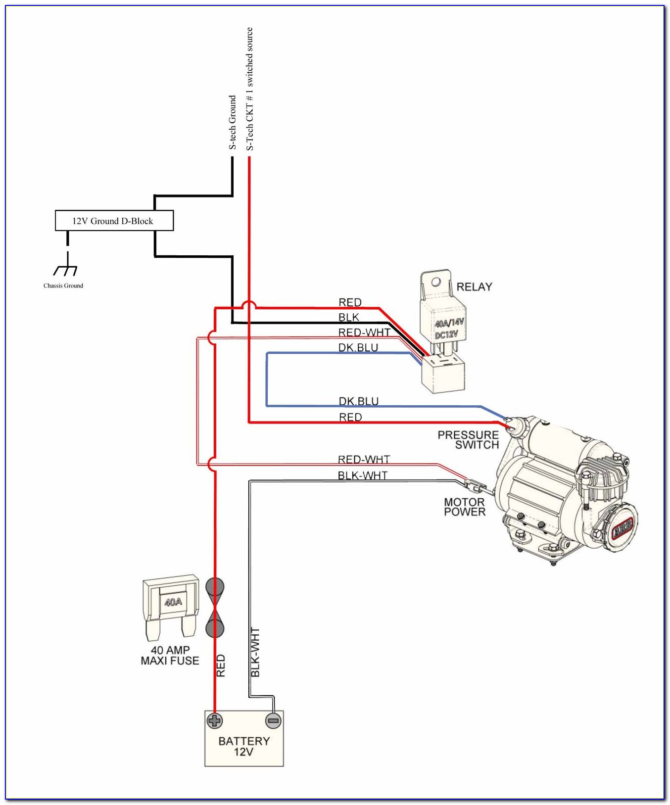 Compressor Wiring Diagram Relay