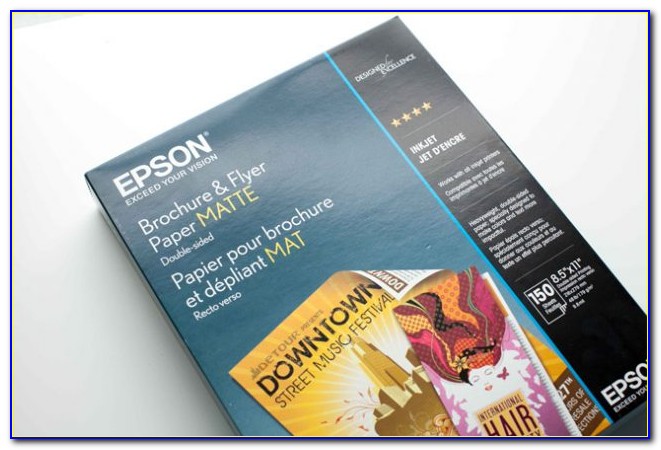 Epson Brochure And Flyer Paper Heavyweight Matte Paper 150 Sheets