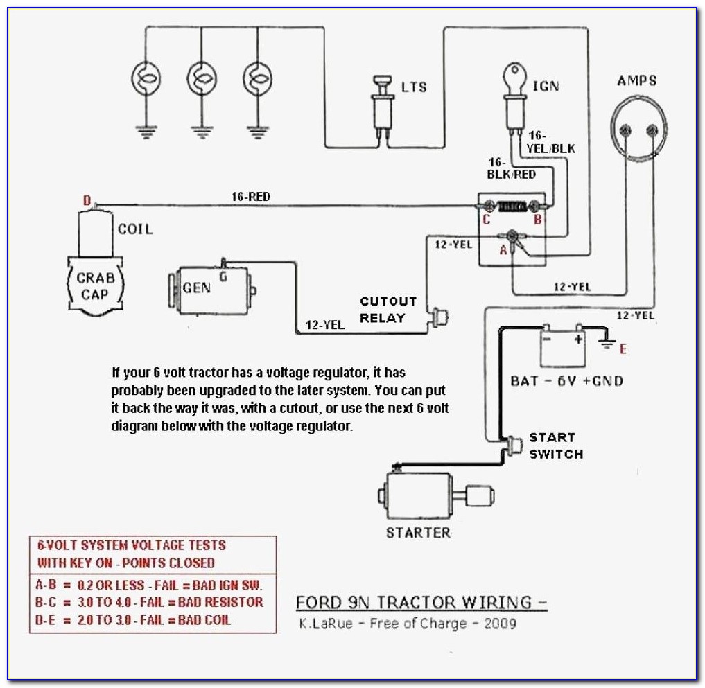 Ford 8n Alternator Wiring Diagram