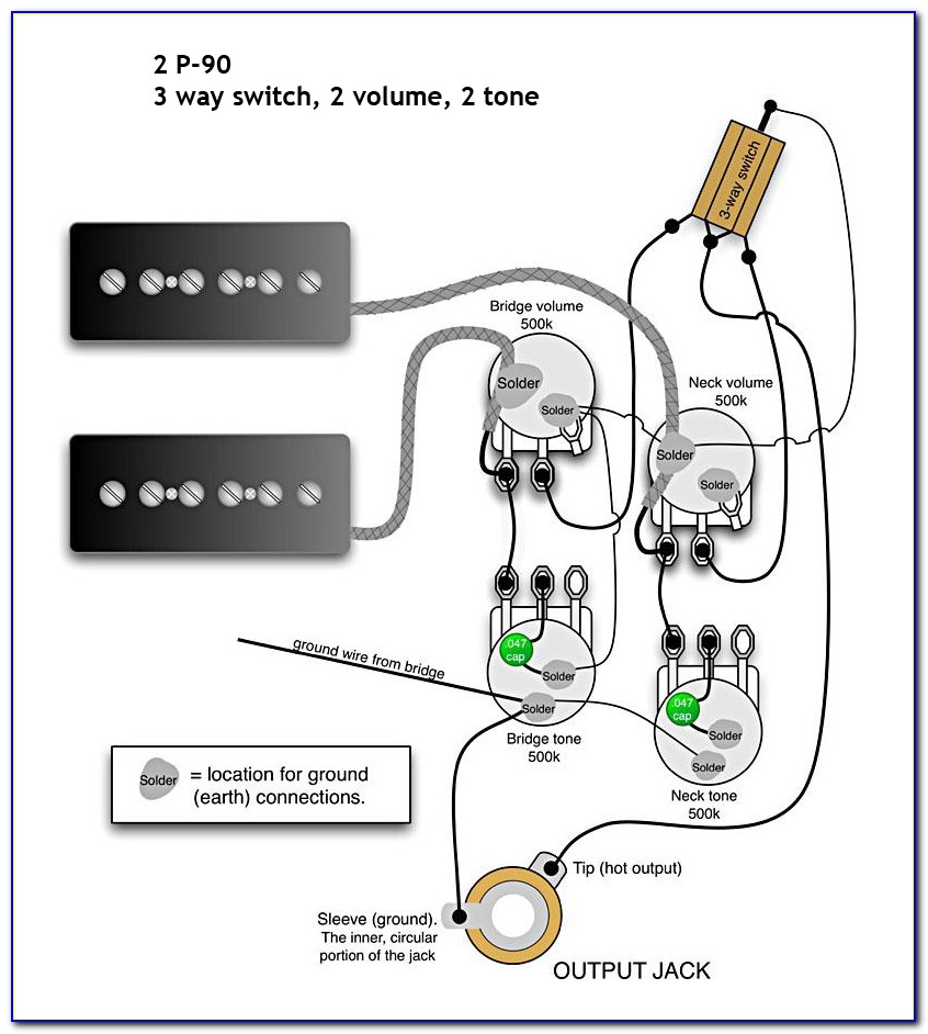 Gibson Electric Guitar Wiring Diagram