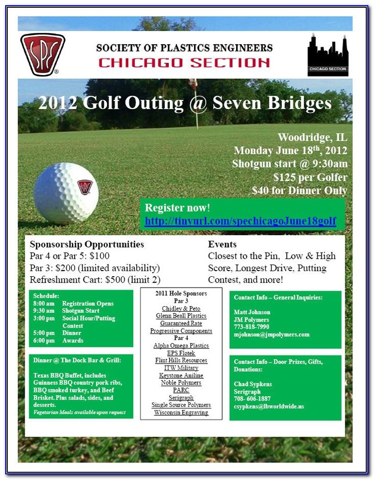 Golf Outing Flyer Ideas