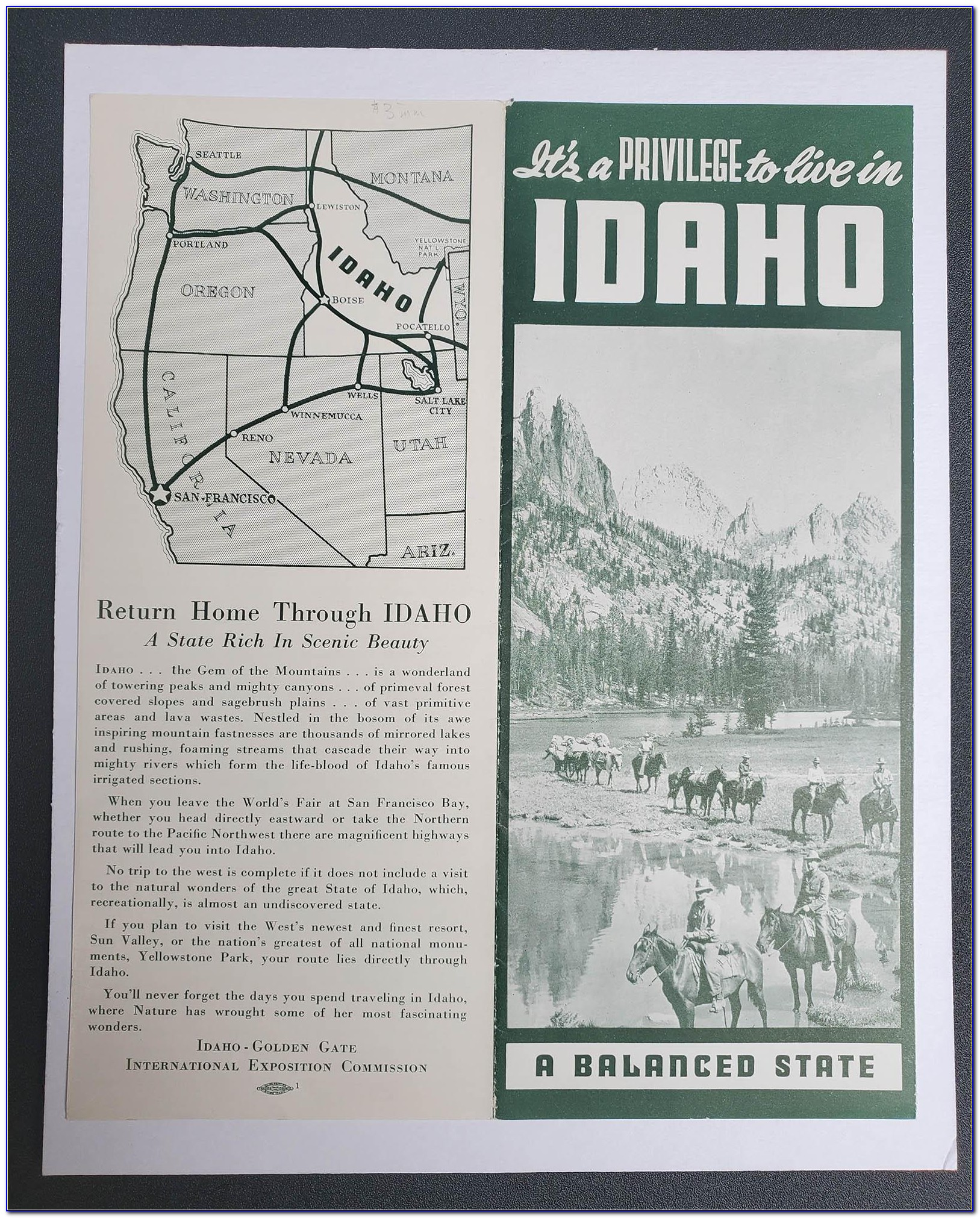 Idaho Travel Brochures