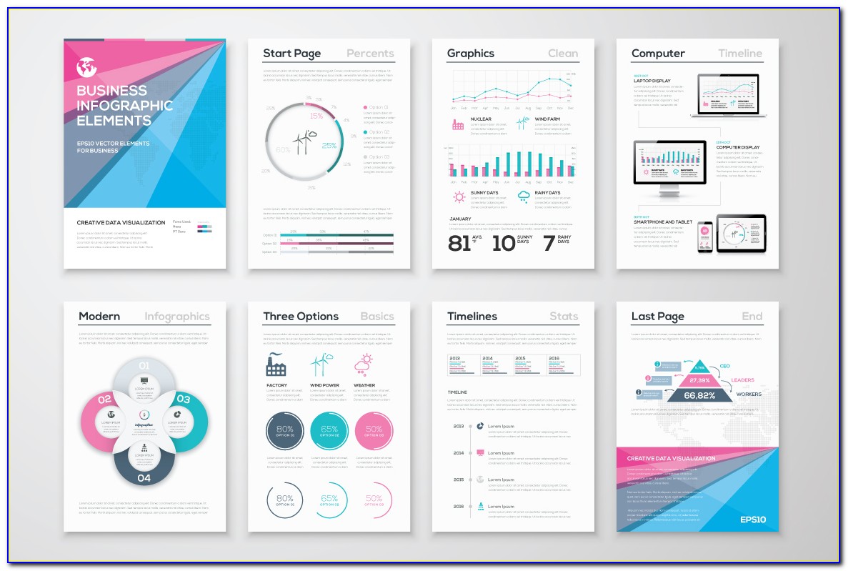 Infographic Brochure Design Templates