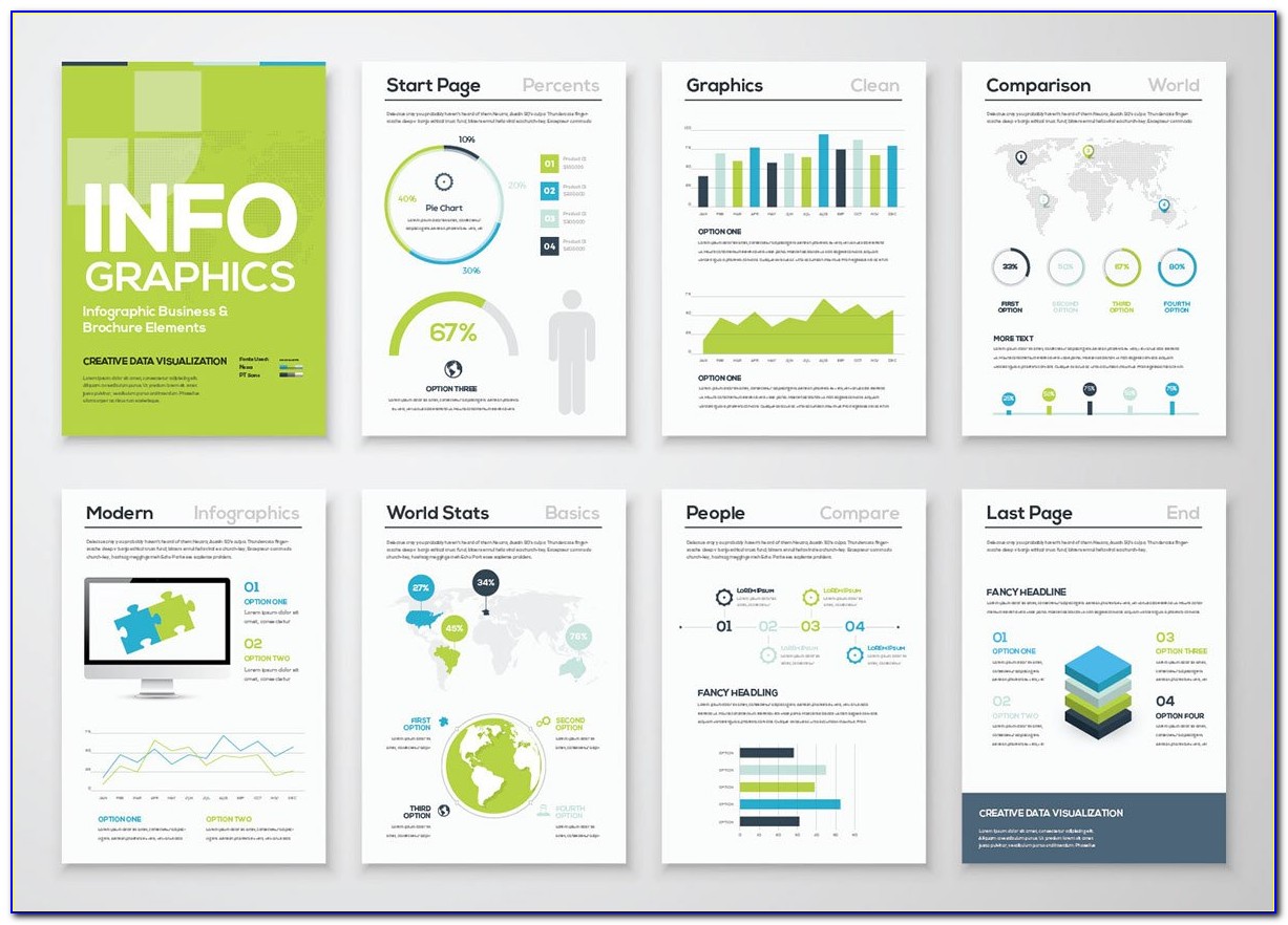 Infographic Brochure Psd Template