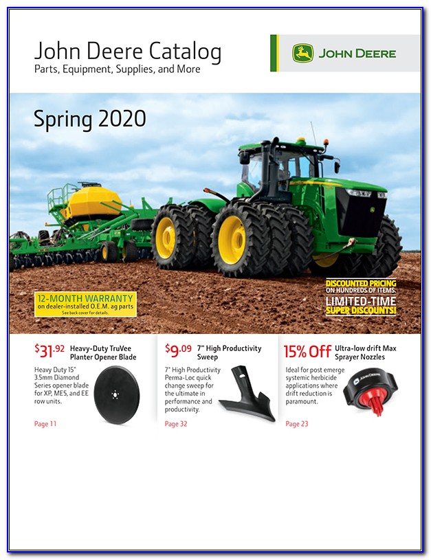 John Deere Lawn Tractor Attachments Brochure