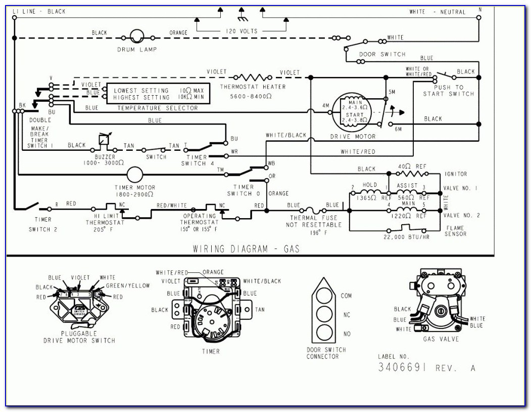Kenmore Dryer Plug Wiring Diagram