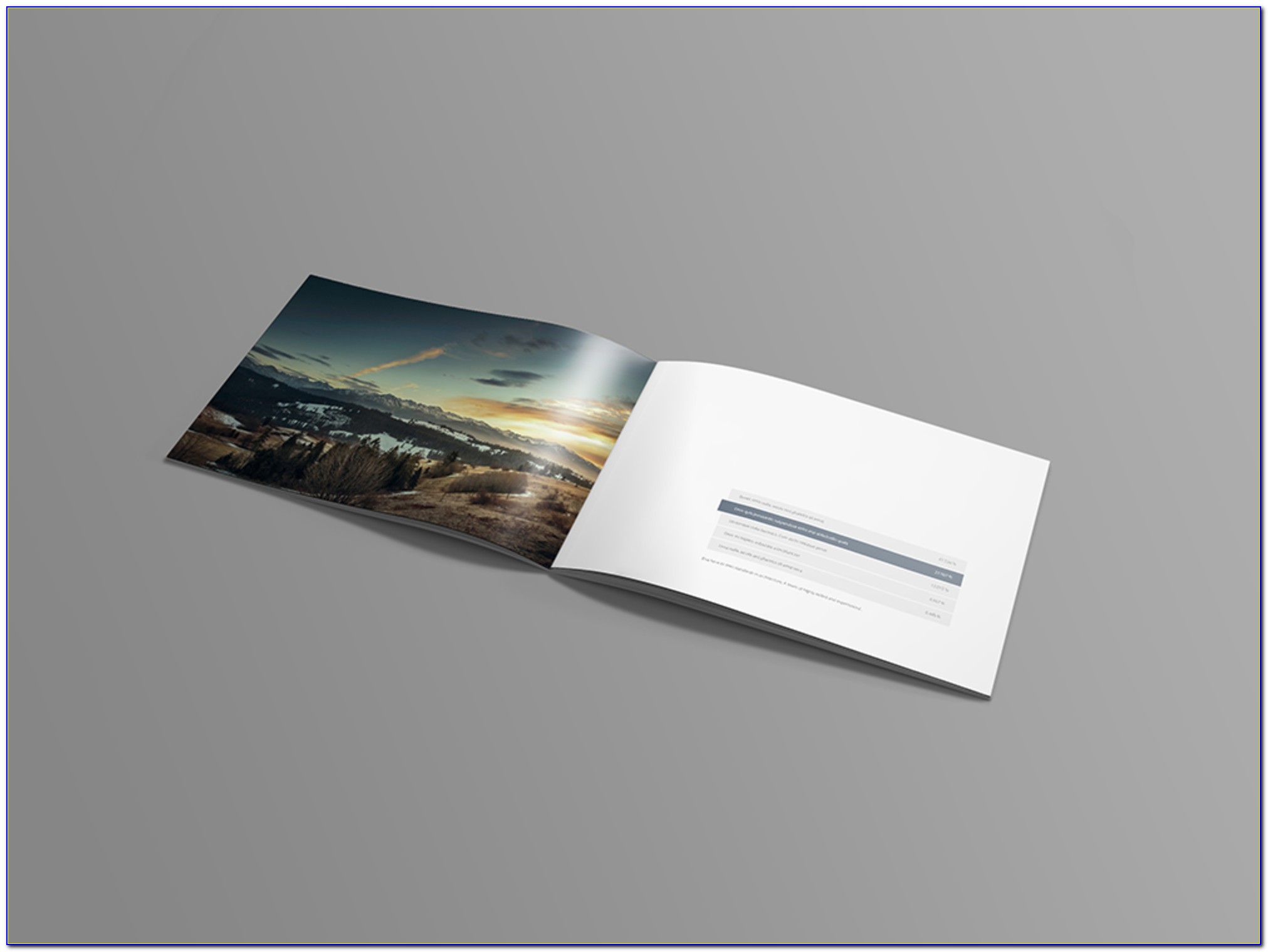 Landscape Brochure Mockups Free Download
