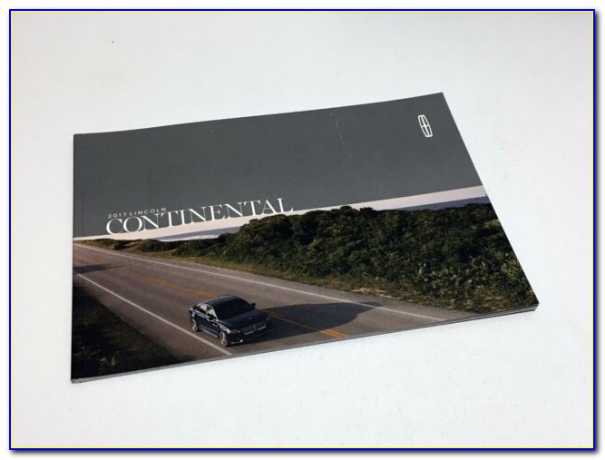 Lincoln Continental Brochure 2019