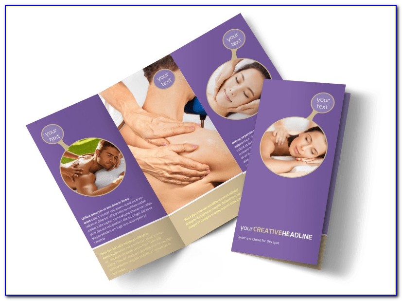 Massage Therapy Brochure Template