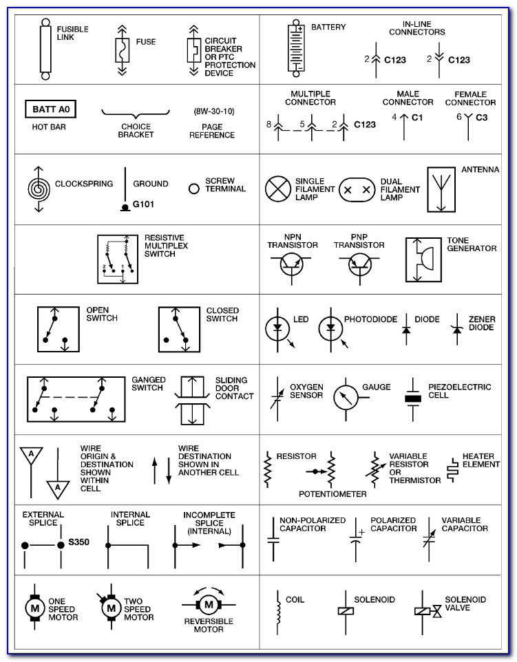 Mitchell Wiring Diagram Symbols