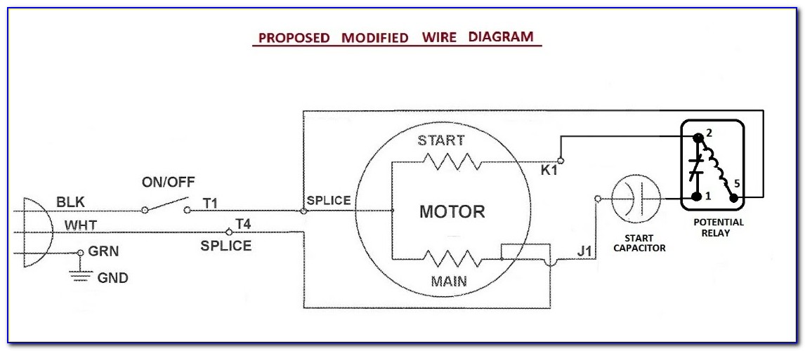 Motor Starting Capacitor Wiring Diagram