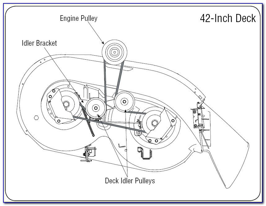 Mtd 42 Inch Deck Belt Replacement