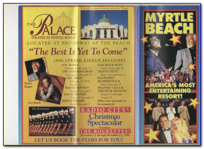 Myrtle Beach Sc Brochure