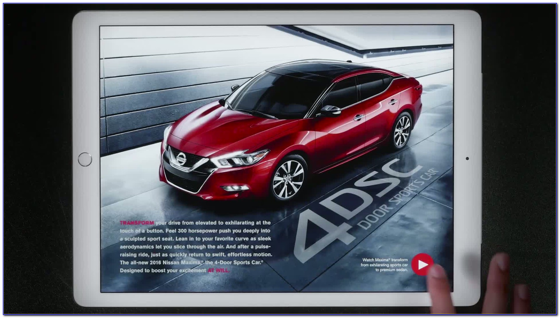 Nissan Interactive Brochure App