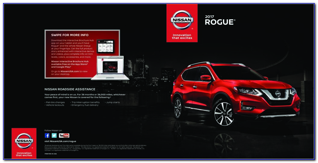Nissan Rogue Interactive Brochure