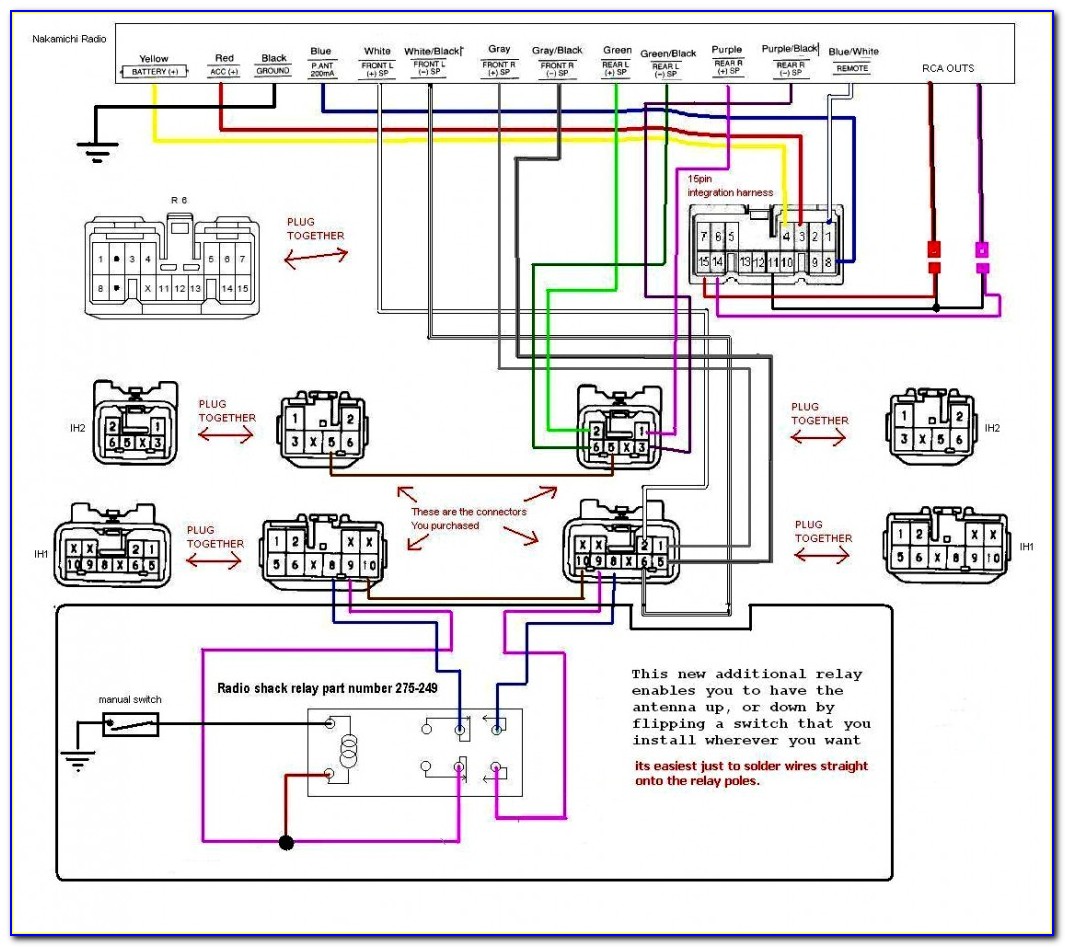 Pioneer Mixtrax Car Stereo Wiring Diagram