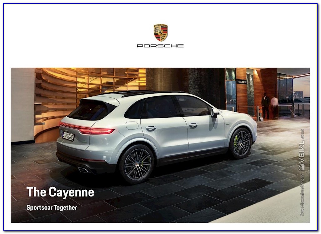 Porsche Cayenne Brochure 2013