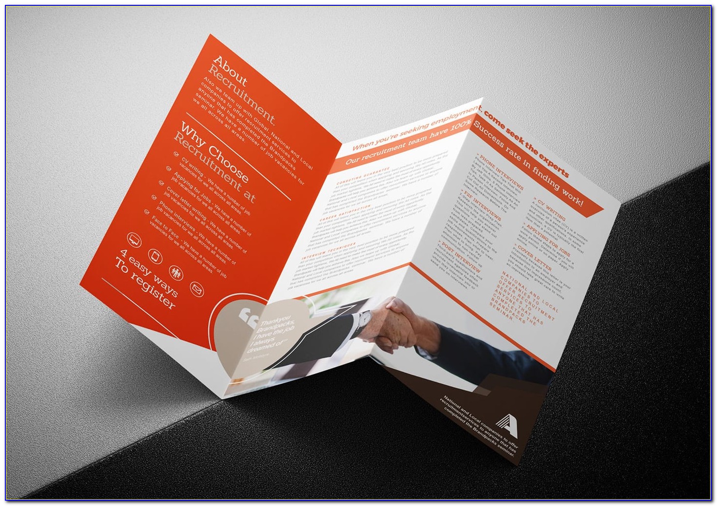 Printable Tri Fold Brochure Template