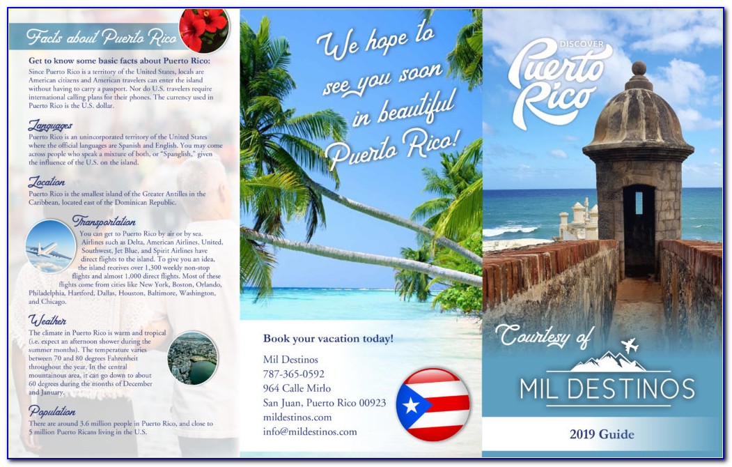 San Juan Puerto Rico Travel Brochure
