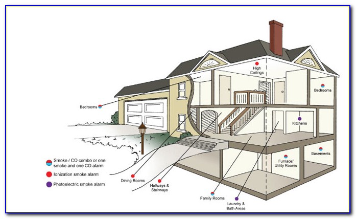 Smoke Detector Installation Diagram