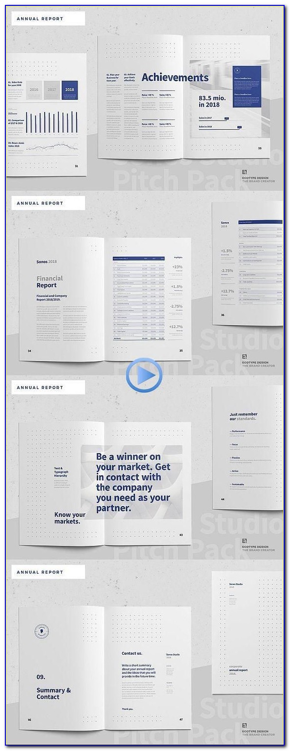 Square Trifold Brochure Template Free