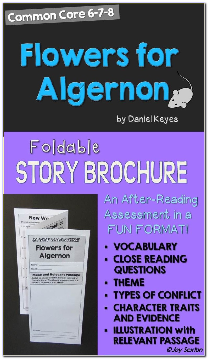 Story Brochure Flowers For Algernon Answers