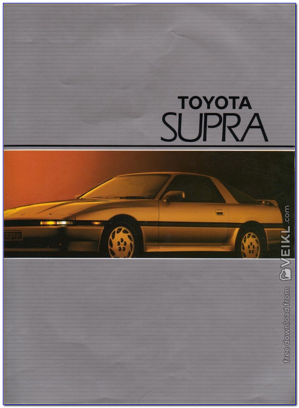 Toyota Gr Supra Brochure