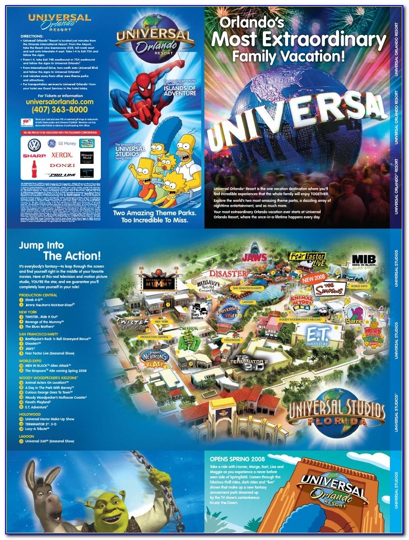 Universal Orlando Brochure 2020