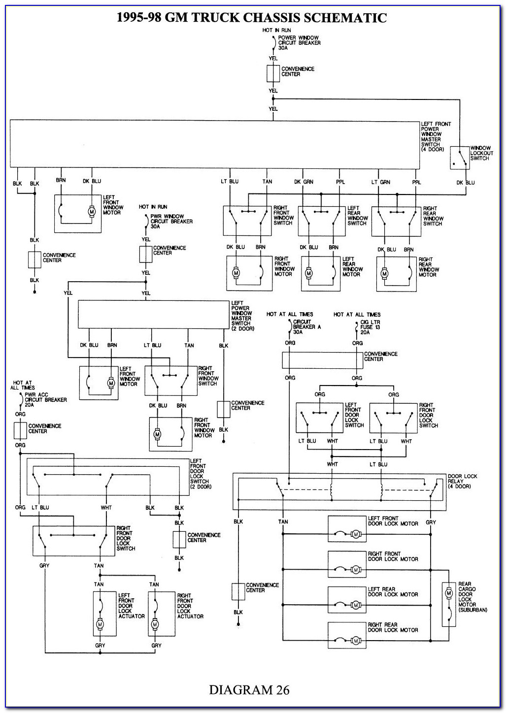 1995 Chevy Truck Alternator Wiring Diagram