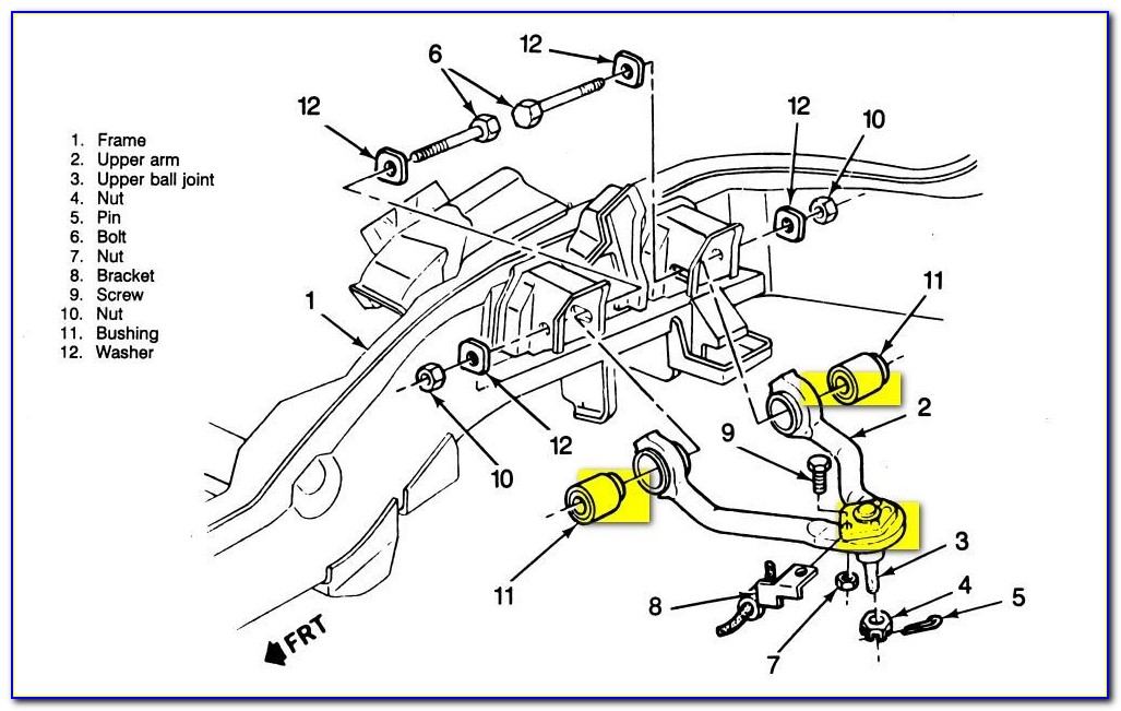 2000 Chevy Silverado Front End Diagram